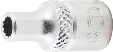 BGS-10870 Steckschlüssel-Einsatz Zwölfkant Antrieb Innenvierkant 6,3 mm (1/4") SW 5/3