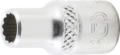 BGS-10872 Steckschlüssel-Einsatz Zwölfkant Antrieb Innenvierkant 6,3 mm (1/4") SW 7/3
