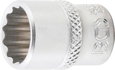 BGS-10880 Steckschlüssel-Einsatz Zwölfkant Antrieb Innenvierkant 6,3 mm (1/4") SW 1/2