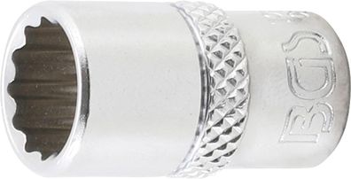 BGS-10877 Steckschlüssel-Einsatz Zwölfkant Antrieb Innenvierkant 6,3 mm (1/4") SW 3/8