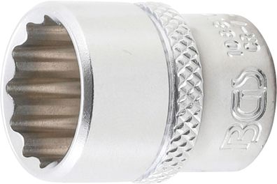 BGS-10881 Steckschlüssel-Einsatz Zwölfkant Antrieb Innenvierkant 6,3 mm (1/4") SW 9/1