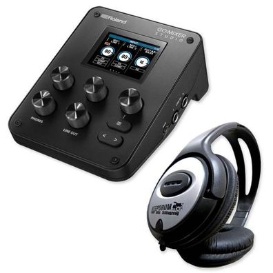 Roland Interface GO: ixer Studio Audio-Mixer mit Kopfhörer