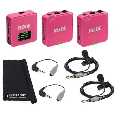 Rode Wireless GO Gen 3 Pink mit 2x Smartlav und 2x SC3