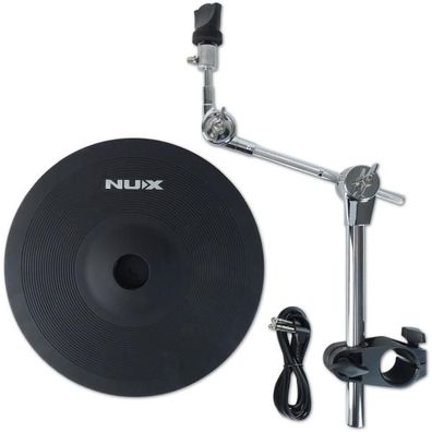 Nux Becken-Set DM8 E-Drum Becken-Pad 12 Zoll mit Halterung