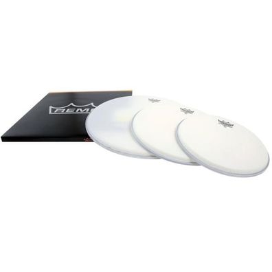 Remo Ambassador Coated Fusion 10-12-14 Zoll Fell-Set