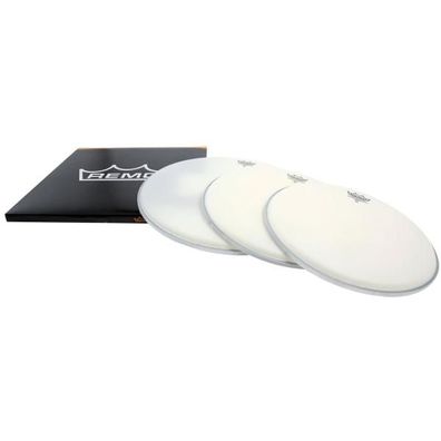 Remo Ambassador Coated 12-13-16 Zoll Fell-Set