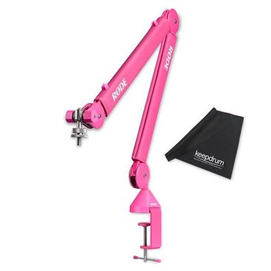 Rode Mikrofonarm PSA1+ Plus Pink mit Mikrofasertuch