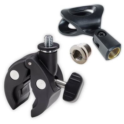 K-M Universalklemme 23690 mit Mikrofonklemme und Reduziergewinde