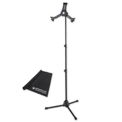 K-M Tablet-PC-Stativ 19793 Tablet-Halter 10-16 Zoll mit Tuch