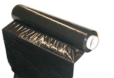 BGS-62 Stretchfolie schwarz 500 mm x 300 m, 23 µm
