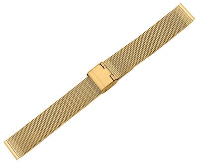 Minott > Uhrenarmband Milanaise > Edelstahl/PVD gelbgoldfarben