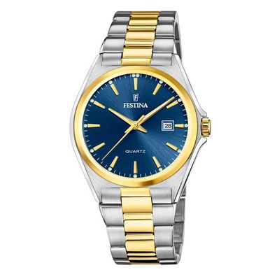 Festina Armbanduhr Herren F20554/4 Stahlband Klassisch