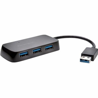 USB 3.0 4-Port Hub (schwarz, 4x USB 3.0 Typ-A)