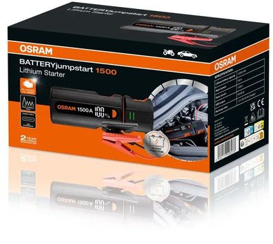 OSRAM Starter "BATTERYjumpstart 1500"12 V, Startbooster, Pow