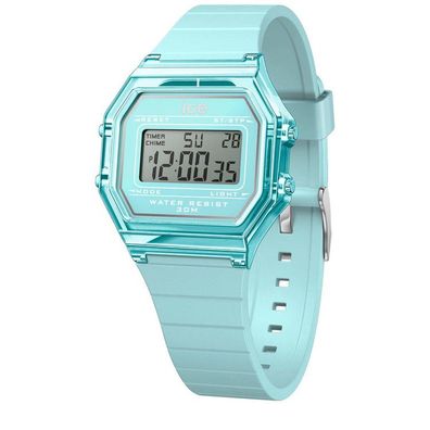 Uhr - ICE digital retro - Sky Blue