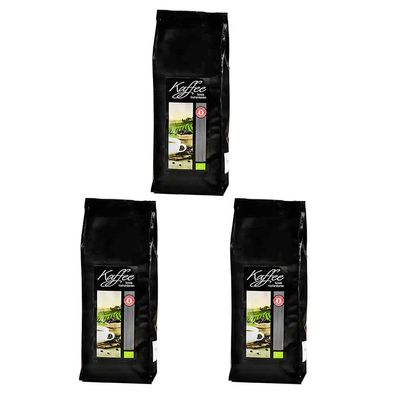 Schrader Kaffee Auswahl Exquisit 3er-Set Bio, gemahlen