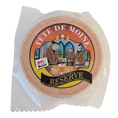 Tête de Moine AOP Réserve 400 g Schweizer Mönchskopf Käse für 4 Monate gereift