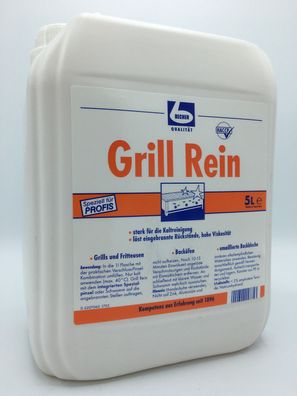 Grillrein Dr. Becher Grill Reiniger 5,0l Kanister Fettreiniger Grillreiniger