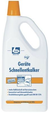DR. BECHER Geräte Schnellentkalker 2,0l Reiniger | starke Kalklösekraft