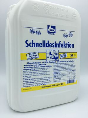Dr. Becher Schnelldesinfektion 5 Liter | wirksam