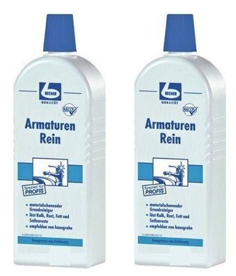 2 x DR. BECHER Armaturen Rein 500ml Kacheln Fliesen Waschbecken Wannen