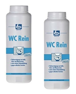 2 x DR. BECHER WC Rein Pulver 1 KG | Hochwirksam