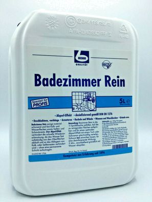 5,0 Liter Dr. Becher Badezimmer Rein | Desinfizierender Schaumreiniger