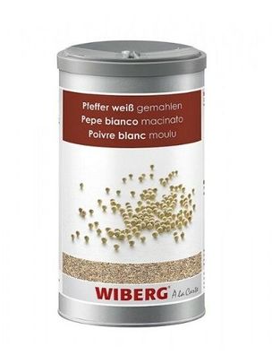 WIBERG | Pfeffer WEISS Gemahlen | 720 GR || Handverlesen, scharf-aromatisch