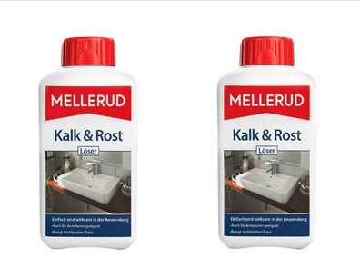 2x Mellerud Kalk- & Rostlöser 0,5 Liter