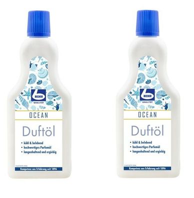 Dr. Becher - Duftöl OCEAN - kühl & belebend | 2 Flaschen mit je 500ml