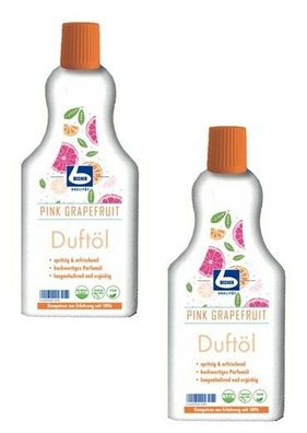 Dr. Becher - Duftöl- Pink Grapefruit - spritzig & erfrischend | 2 Flaschen 500ml