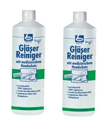 2 Liter | DR. BECHER Gläser Reiniger mit medizinischem Handschutz | dickflüssig