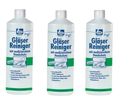 3 Liter | DR. BECHER Gläser Reiniger mit medizinischem Handschutz | dickflüssig