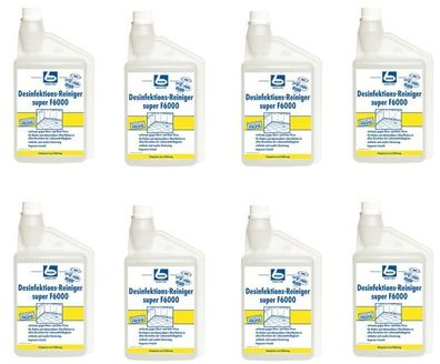 8 L | DR. BECHER Desinfektionsreiniger super F6000 | für abwaschbare Oberflächen