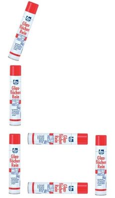 6 Dosen | DR. BECHER Glasflächen Rein |Glasreiniger in 500ml Sprühdose