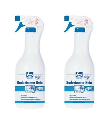 2 Liter | DR. BECHER Badezimmer Rein - Desinfizierender Schaumreiniger