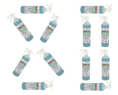 12 Liter | SEEGER Pack zu 7 - Streifenfrei | Glas, Edelstahl | Sprühflaschen
