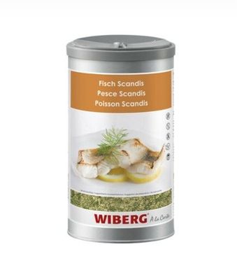 WIBERG FISCH Scandis Gewürzsalz MIT Kräutern | Aroma-Tresor 1200 ml