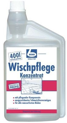 1 Liter | DR. BECHER Wischpflege Konzentrat | Bodenwischwasserkonzentrat