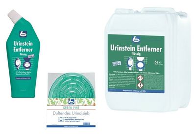 DR. BECHER Urinstein Entferner Set mit duftenden Urinalsieb 30 Tage