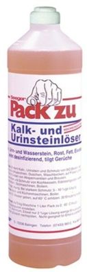 SEEGER Pack zu 4 Kalk- & Urinstein - Löser | 1L Flasche | hygienisch & kraftvoll