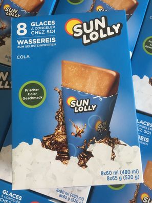 Sun Lolly Cola Wassereis ? 24 Eis a 60ml (1440ml) ?ohne Konservierungsstoffe