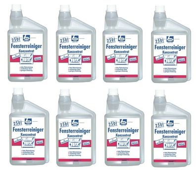 8 Liter | DR. BECHER Fensterreiniger Konzentrat | kraftvoll und streifenfrei