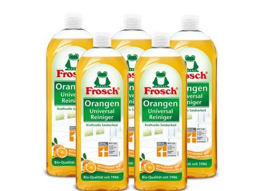 5 x Frosch Orangen Allzweckreiniger a 750ml Reinigungsmittel Universal