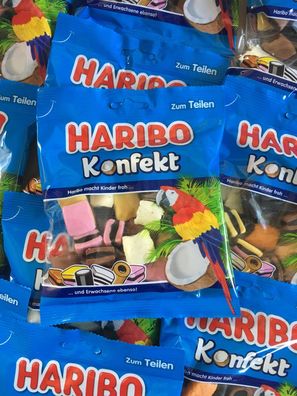 5 Tüten Haribo Konfekt a 175gr ? Kokos Kirsche Zitrone Lakritz Kakao Orange