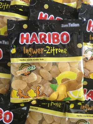 10 Tüten Haribo Ingwer Zitrone 160gr