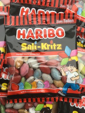 10 Tüten Haribo Sali-Kritz 160gr ? Kein Witz, das ist unser buntes Sali-Kritz