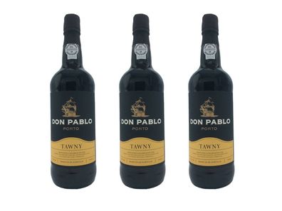 3x Don Pablo Tawny Portwein – 19% Vol. - 0,75 Liter Flasche