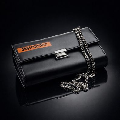 Jägermeister Kellnerbörse Servicebörse mit Holster & Kette Schwarz