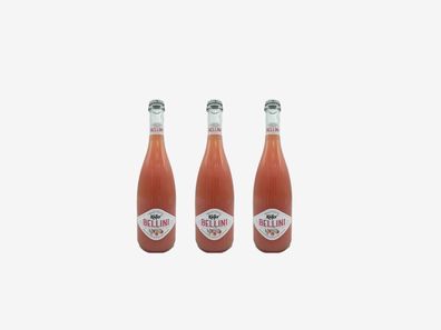 3x Käfer Bellini Pfirsich weinhaltiger Cocktail 5,5 % Vol. in 0,75 L Flasche